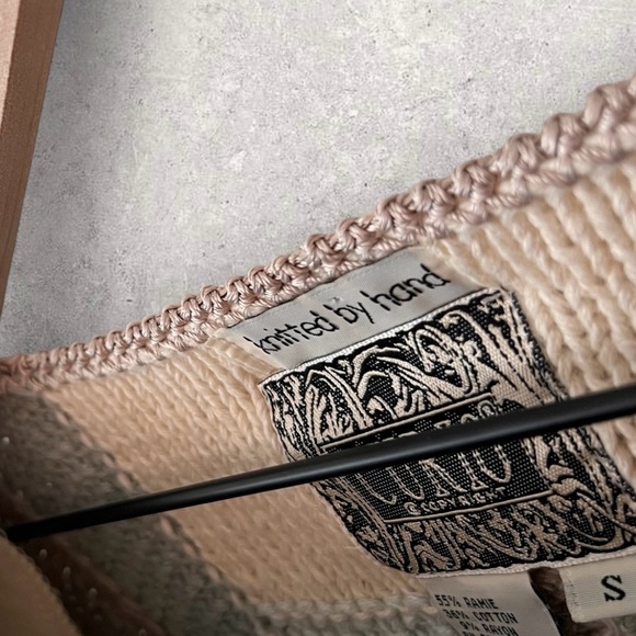 Vintage Anthropologie Curio Women's Chunky Hand Knitted Sweater - Picture 7 of 7